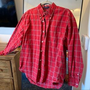 Nautica plaid button up shirt